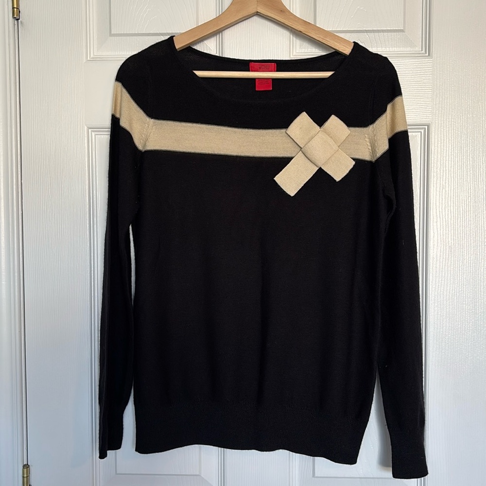 Joe Fresh bow front knot sweater